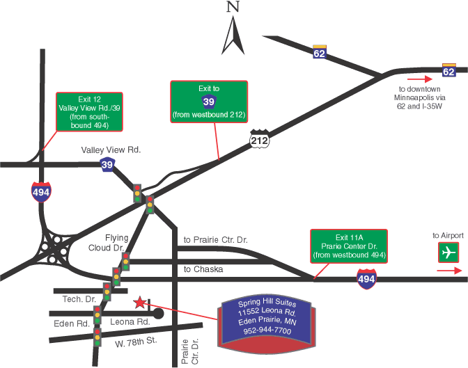 Map to NVE Annual Meeting